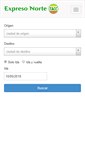 Mobile Screenshot of expresonorte.cl