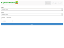 Tablet Screenshot of expresonorte.cl